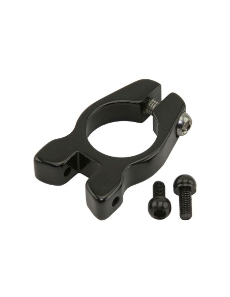 Alloy Seatpost Clamp Rear Rack Mount 29.8 mm Black.